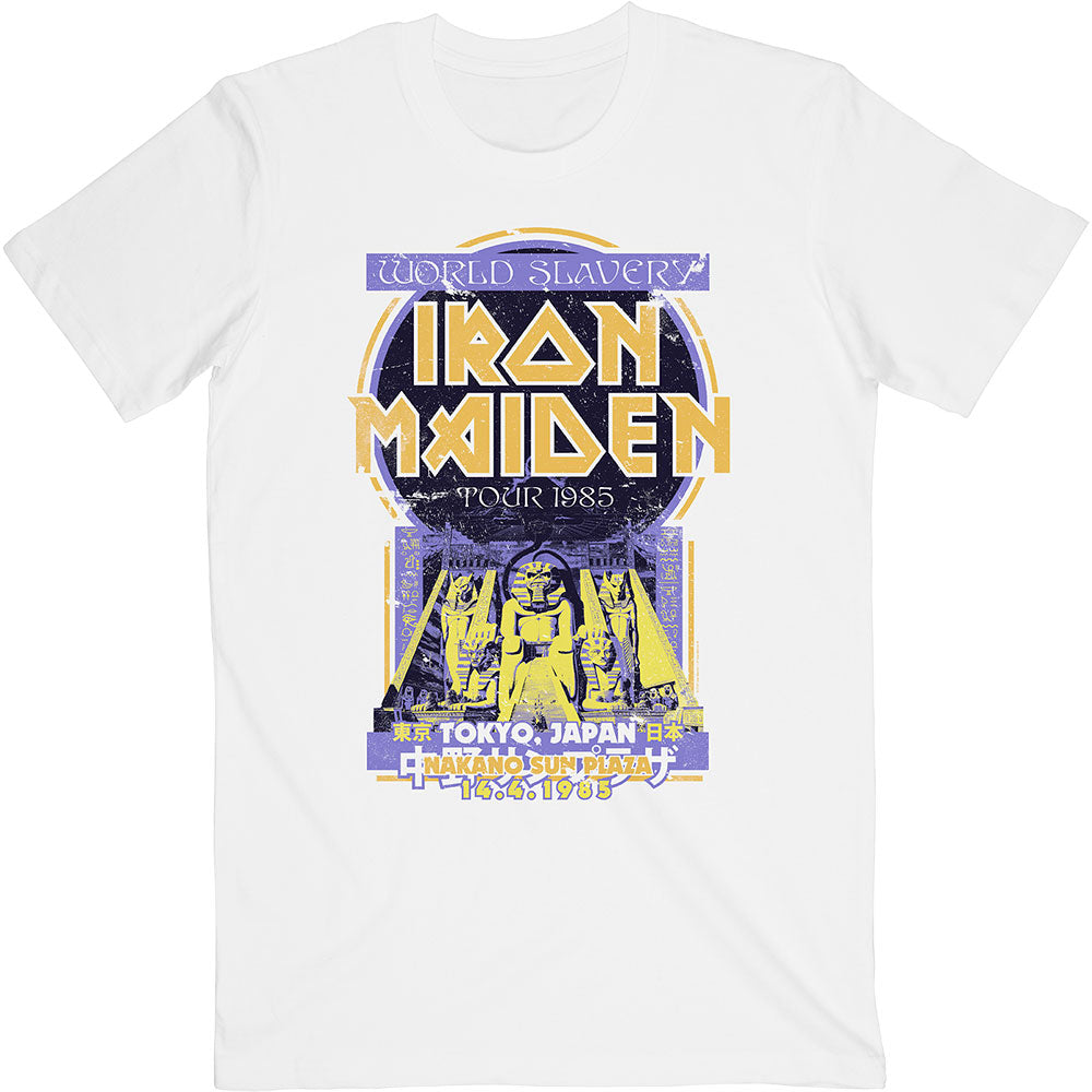 Image of Iron Maiden T-shirt - Powerslave Japan Flyer Rock Off